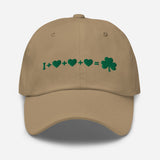 Shamrock Equation Dad Hat