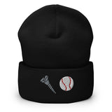 Screw Ball Cuffed Beanie