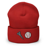 Screw Ball Cuffed Beanie