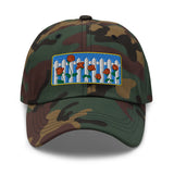 Picket Fence Roses Dad Hat