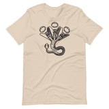 Triple Cobra Black Ink Unisex T-Shirt