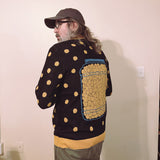 Cheese Balls knitted crew neck sweater