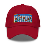 Picket Fence Roses Dad Hat