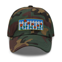 Picket Fence Roses Dad Hat