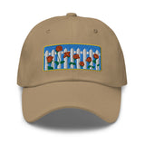 Picket Fence Roses Dad Hat
