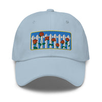 Picket Fence Roses Dad Hat