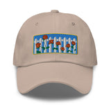 Picket Fence Roses Dad Hat