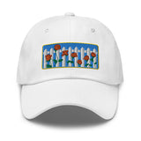 Picket Fence Roses Dad Hat