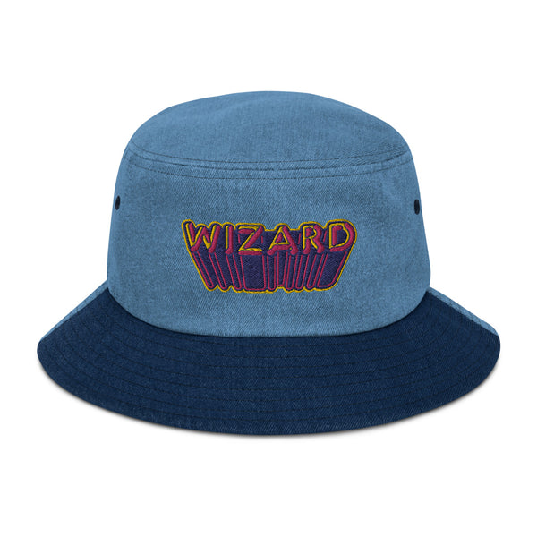 WIZARD Denim Bucket Hat