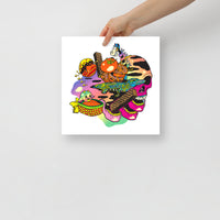 Psychic Basket of Shredded Time Print