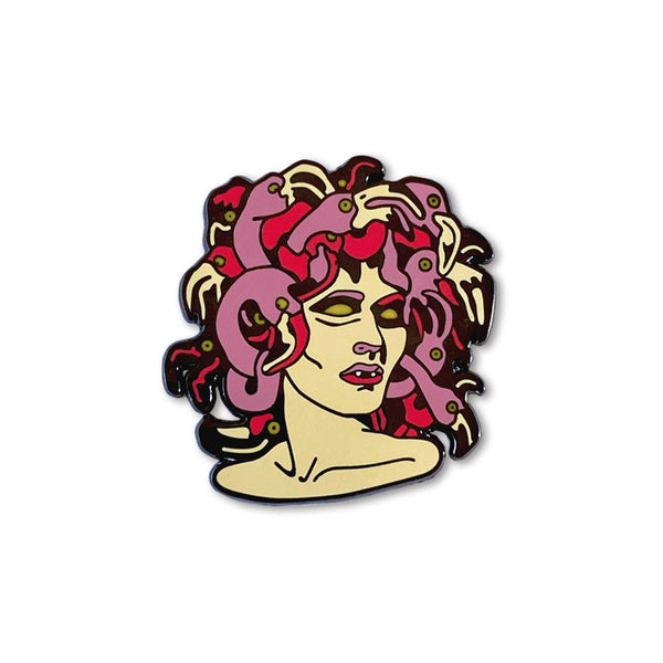 Flamingo Medusa Pin