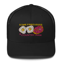 Fried Eggs Country Ham Trucker Cap