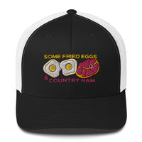 Fried Eggs Country Ham Trucker Cap