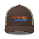 No Thanks Trucker Cap