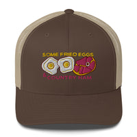 Fried Eggs Country Ham Trucker Cap
