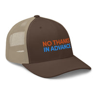 No Thanks Trucker Cap