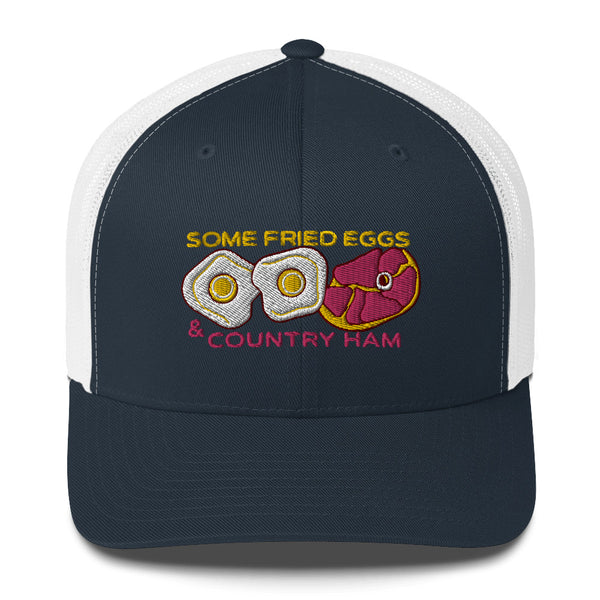 Fried Eggs Country Ham Trucker Cap