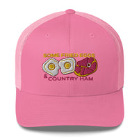 Fried Eggs Country Ham Trucker Cap