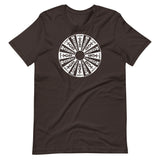 Real Wheel Unisex T-Shirt (white ink)