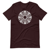 Real Wheel Unisex T-Shirt (white ink)